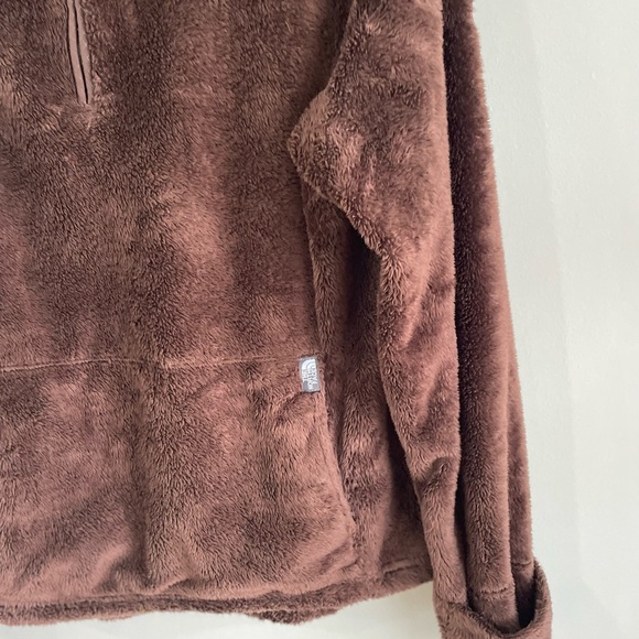 The North Face Women's AP4C Glacier Fleece 1/4 Zip Jacket - Brown - Small - Picture 8 of 10